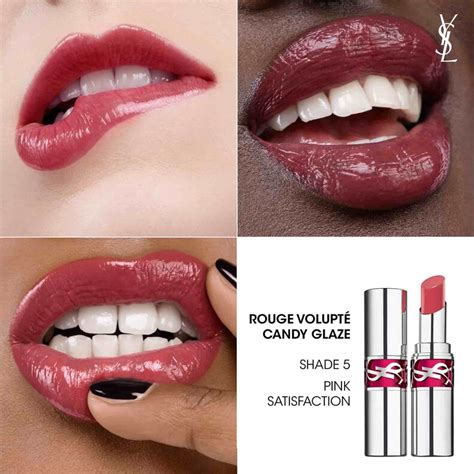 ysl gloss volupte 203|ysl candy glaze 05.